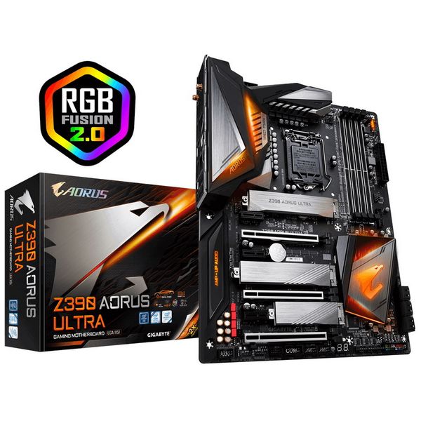 GIGABYTE Aorus Z390 Ultra Intel 9th Gen ATX Gaming Motherboard