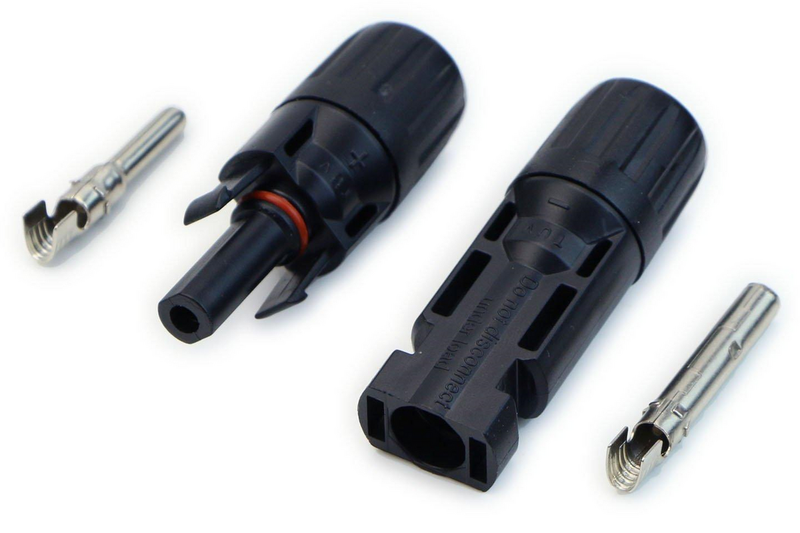 MC4 Connectors Male &amp; Female Pair 1000VDC (Pack of 10)