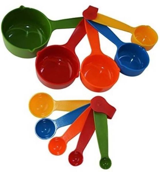 10 Piece Duo - 2 X 5 Piece Measuring Cup &amp; Spoon Twin Pack