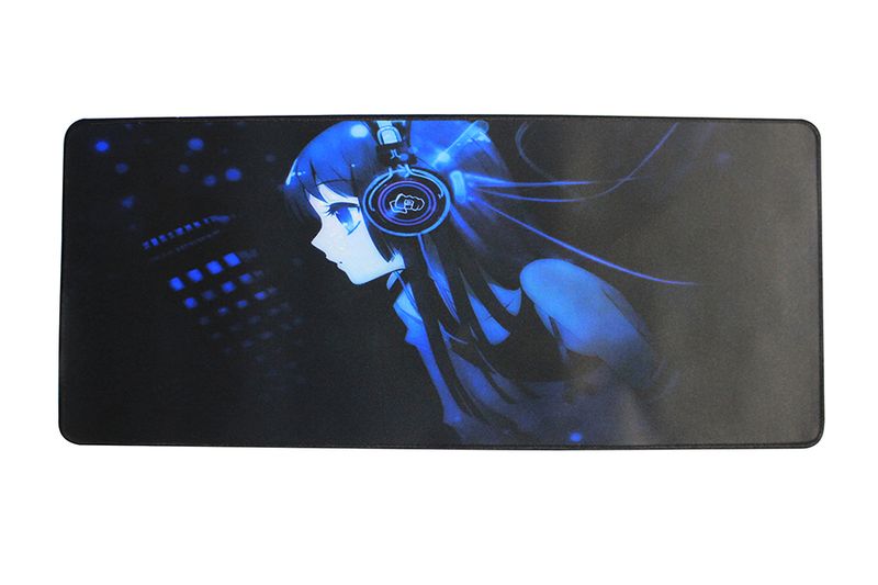 Blue Gaming Girl Gaming Mousepad