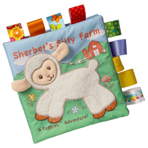 Mary Meyer Taggies Sherbet Lamb Soft Book - 15x15cm