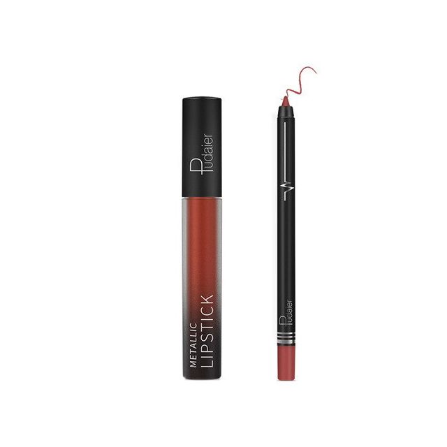 Pudaier Lip Makeup Kit Lip Gloss & Lipliner Pencil Velvet Matte 8 Buy Online in South Africa
