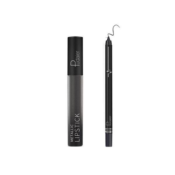 Pudaier Lip Makeup Kit - Lip Gloss &amp; Lipliner Pencil Velvet Matte 23