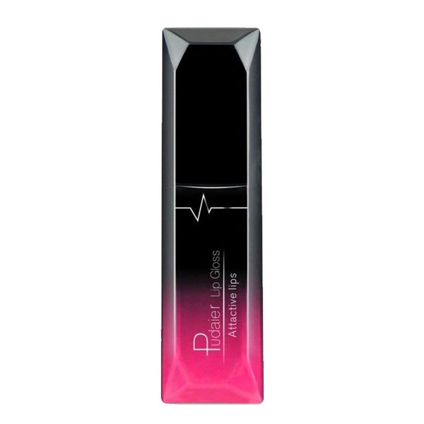 Pudaier Waterproof Lip Gloss Matte Liquid Lipstick 11 Medium Red Violet