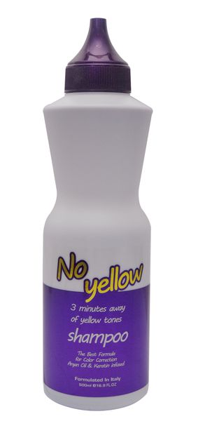 No Yellow Shampoo 500ml (Keratin &amp; Argan Infused Purple Shampoo)