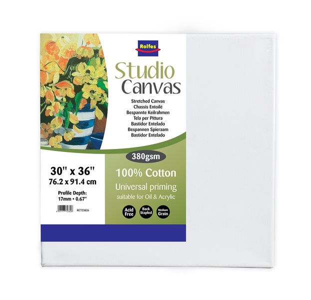 Rolfes Studio Stretched Canvas 76.2x91.4 cm (380gsm)