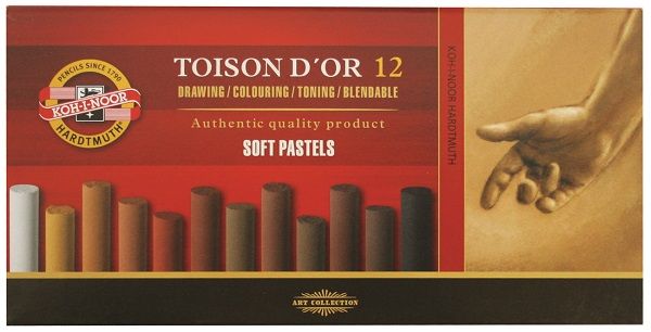 Soft Pastel Set Of 12 Browns