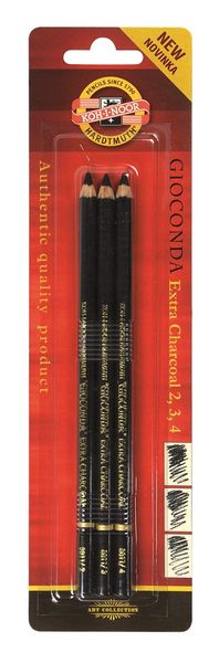 Bl-Black Charcoal Pencil