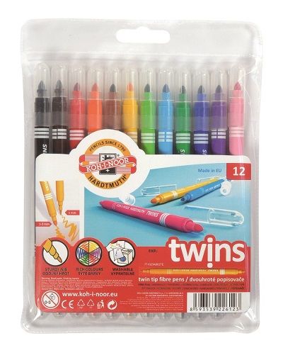 Twin Tip Fibre Pens