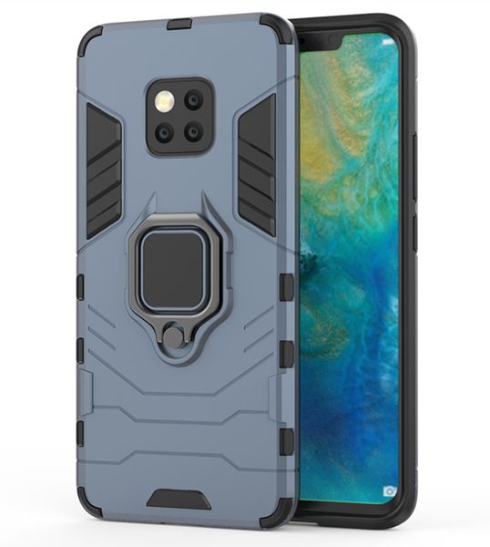 Kickstand Ring Stand Armor Case for Huawei Mate 20 Lite Black