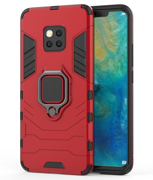 Kickstand Ring Stand Armor Case for Huawei Mate 20 Lite Black
