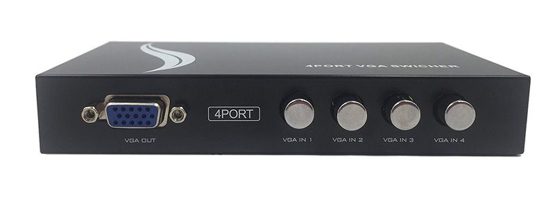 4 Port Manual VGA Switch