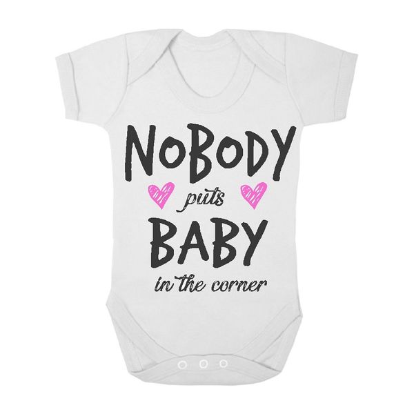 The Funky Shop Nobody Puts Baby In The Corner Grower - White
