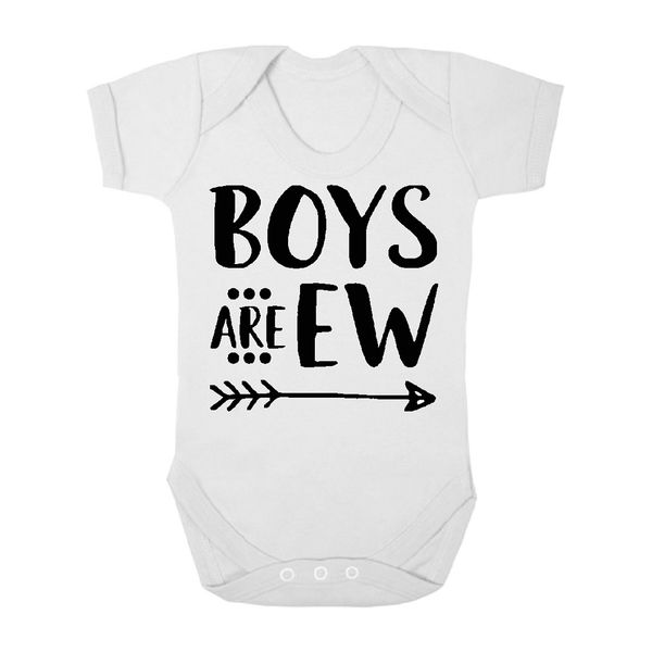 The Funky Shop Boys Are EW Baby Grower - White