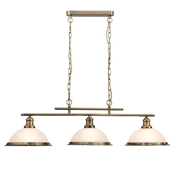 brushed brass pendant light