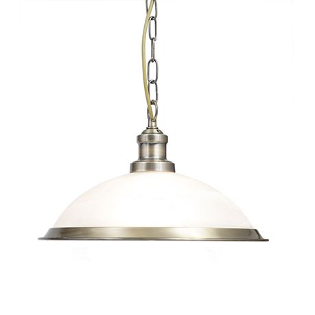 brushed brass pendant light