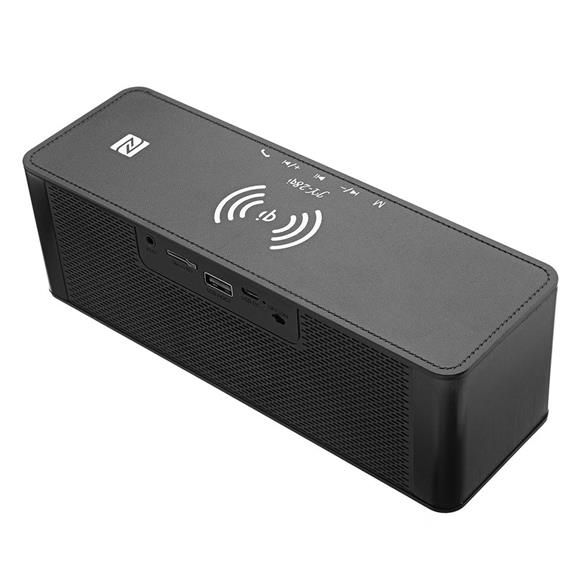 Bluetooth Speaker &amp; Wireless charger JY-28Qi - Silver