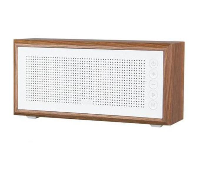 Stereo Wireless Bluetooth Bamboo Wood Desktop Speaker - FT802