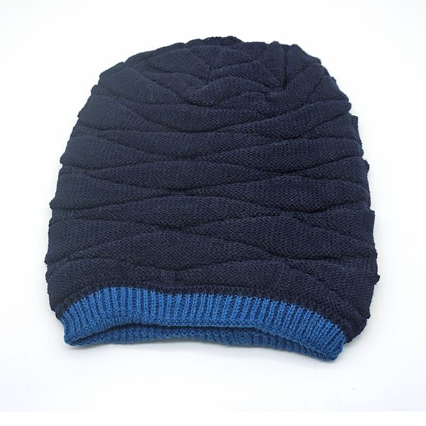 Beanie Navy Cable Knit