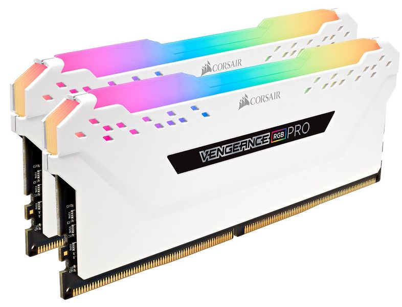 Corsair VENGEANCE RGB PRO 16GB (2 x 8GB) DDR4 3200MHz Kit - White
