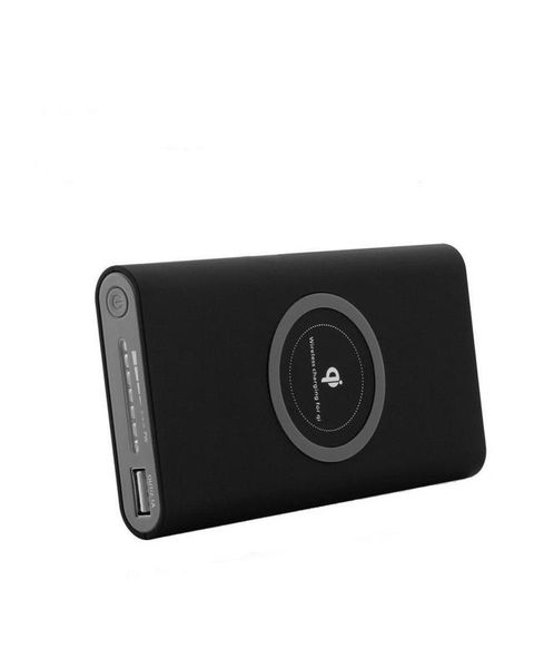 Qi Wireless Portable Charger 10000mAh Power Bank Image