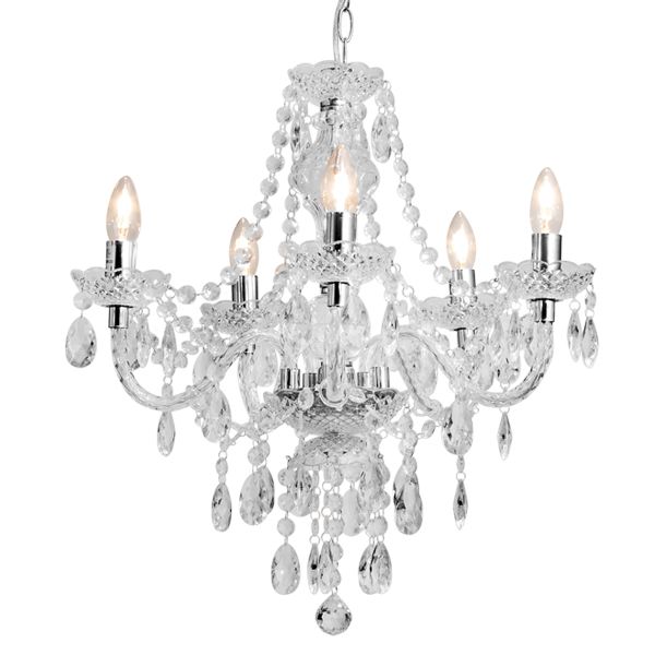 The Lighting Warehouse - Chandelier Crystal Princess 5