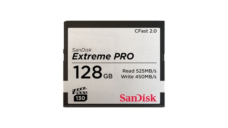 SanDisk Extreme PRO CFAST 2.0 Memory Card 128GB