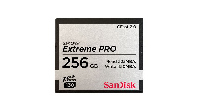 SanDisk Extreme PRO CFast 2.0 Memory Card 256GB
