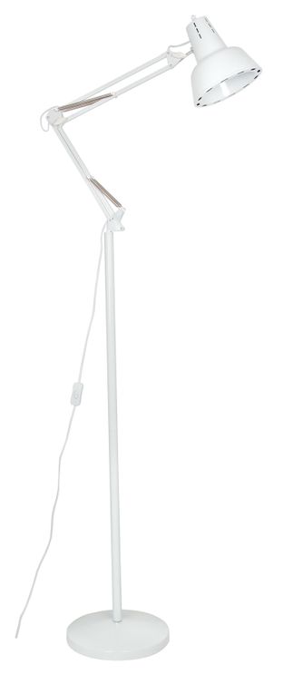 white stand up lamp