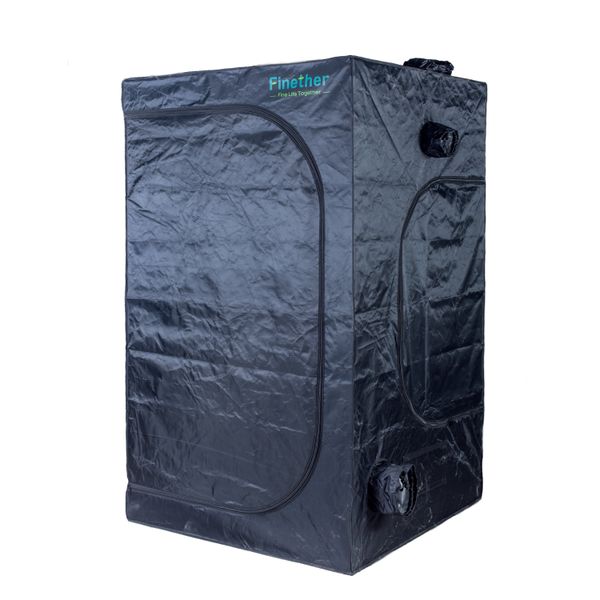 Finether 120x120x200cm Hydroponic Grow Tent, Hydro Box, Waterproof