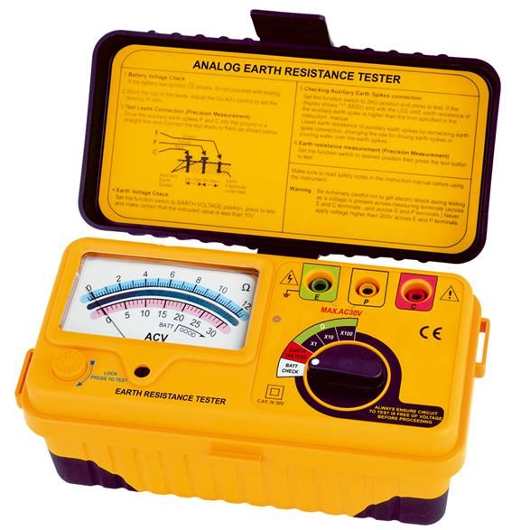 HellermannTyton Toptronic T1105 Analogue Earth Resistance Tester
