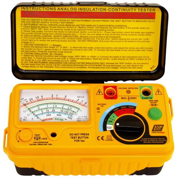 HellermannTyton Toptronic T1132 Insulation Tester