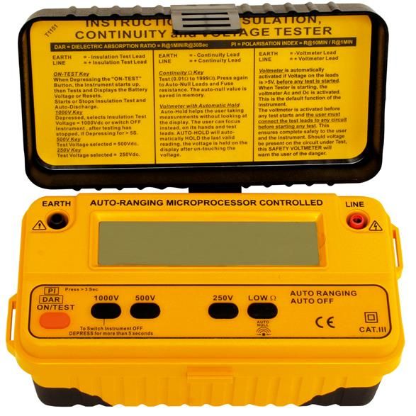 HellermannTyton Toptronic T1151 Insulation Tester