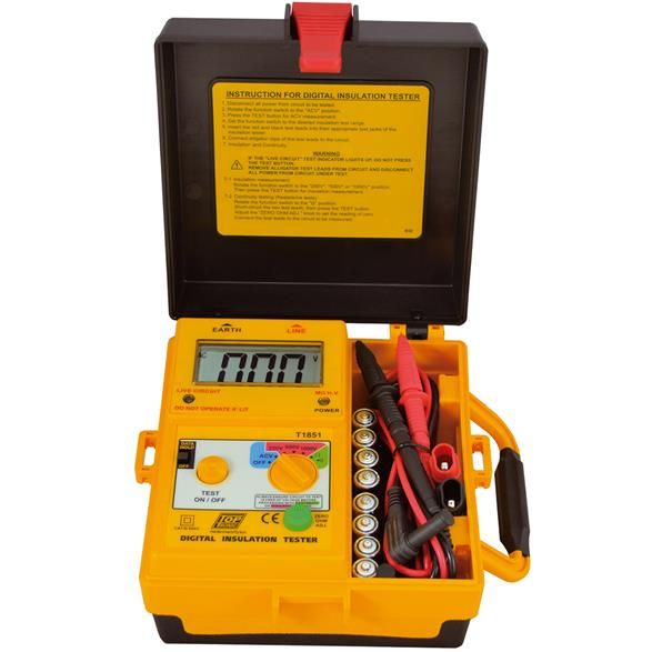 HellermannTyton Toptronic T1851 Digital Insulation Tester