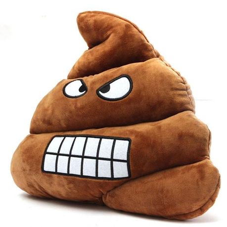 poop shaped pillow
