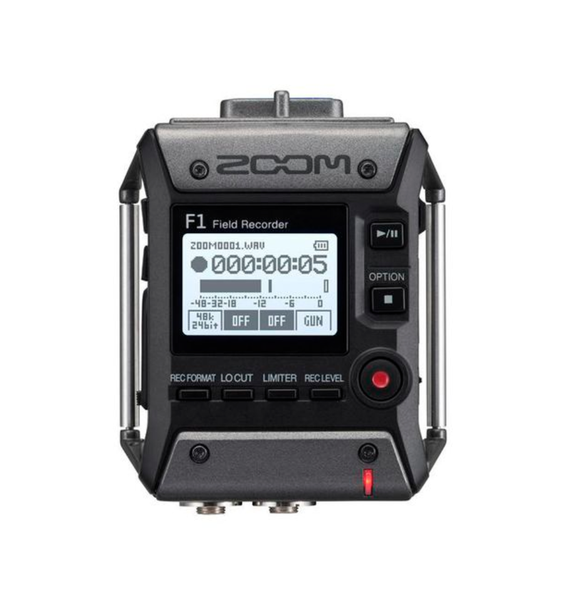 Zoom F1 Field Recorder with Shotgun Microphone (Parallel Import)
