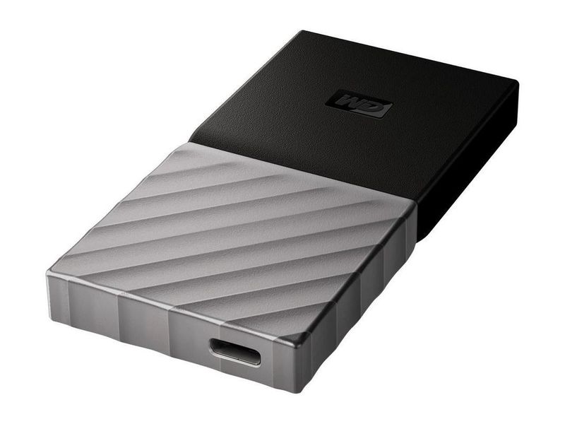WD My Passport - 512GB - USB 3.1 Portable SSD - Silver