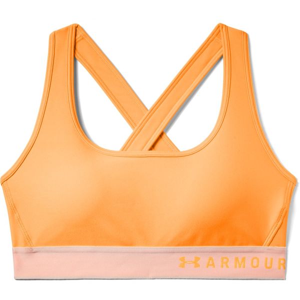 Under Armour Women's Armour Mid Crossback Bra - Orange
