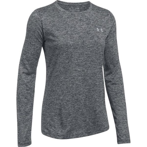 Under Armour Women's Tech LS Crew Twist - Grey