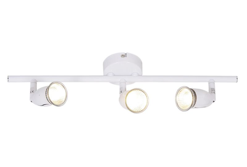 Bright Star Lighting - Three White Spotlight On Round Base