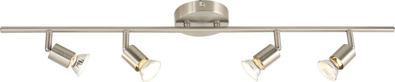 Bright Star Lighting - Four Satin and Polished Chrome Spotlight