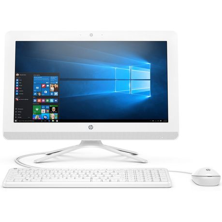 white all in one hp computer