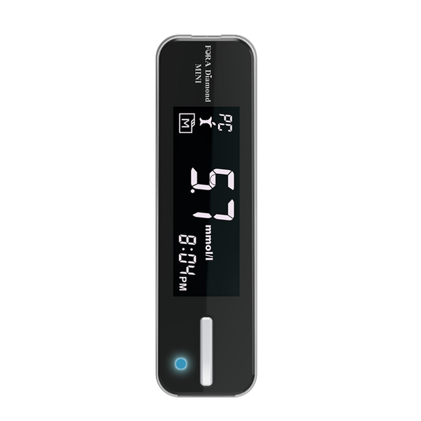 Fora Diamond Mini Blood Glucose Monitoring System Black