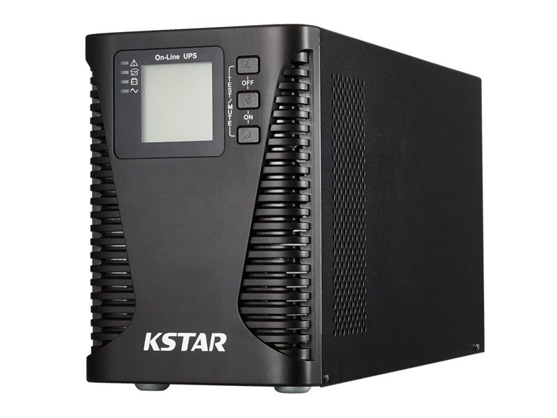 Kstar 1000Va Online Tower Ups Usb/Lcd - Black