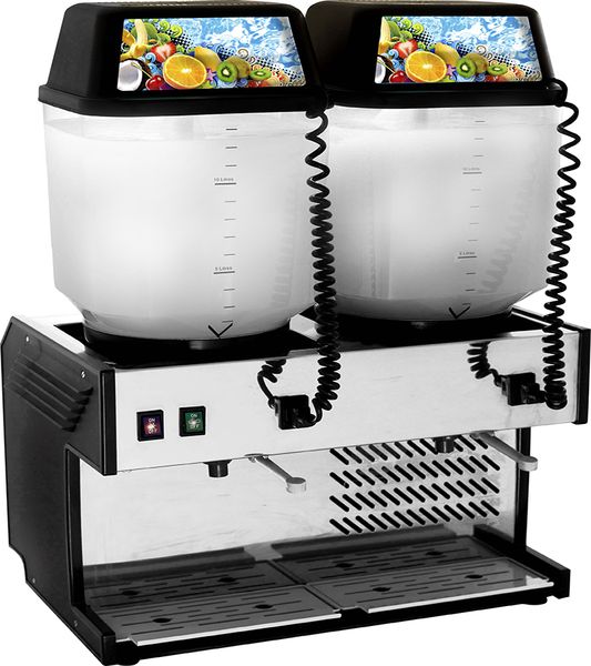 Summit Juice Dispenser - 2 Bowl - 2 x 14L