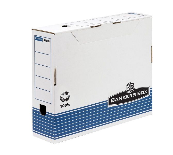 Bankers Box, System Series, Archive Box 80mm, Pack of 4