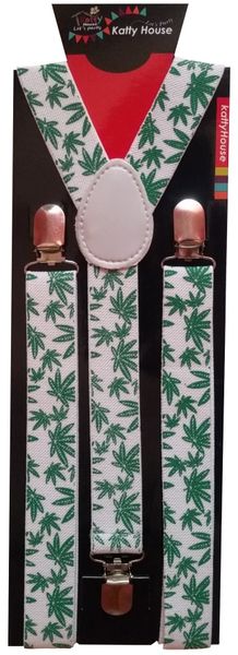 Katty House - Suspenders - Weed Flower Theme