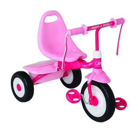pink flyer tricycle