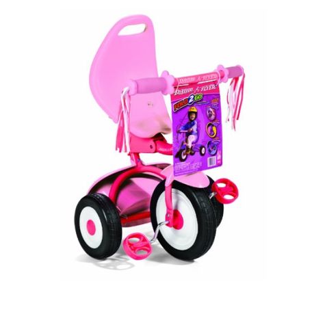 radio flyer tricycle pink and purple