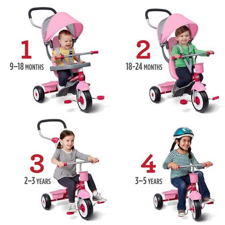 pink toddler trike